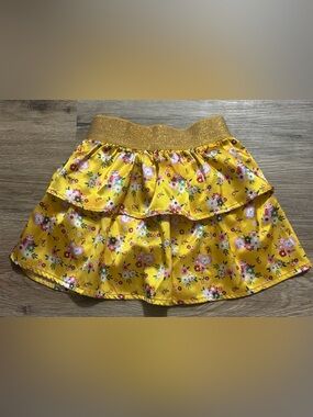 Garanimals 365 Kids - Satin Floral Tiered Skirt - Size 6